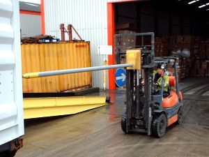 Forklift probe attachment